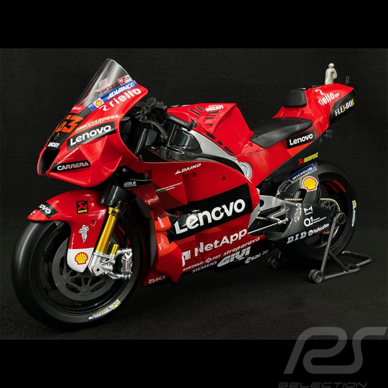 Francesco Bagnaia Ducati Desmosedici GP22 n° 63 World Champion Moto GP 2022 1/6 Maisto 32229
