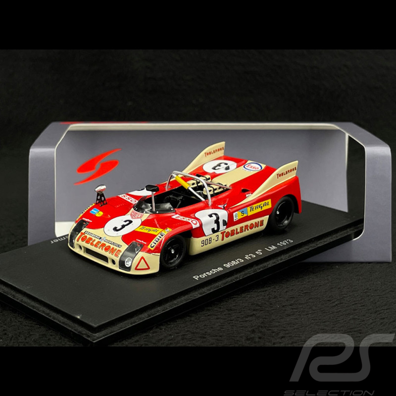 Porsche 908 /3 Nr 3 Platz 5. 24h Le Mans 1973 Toblerone 1/43 Spark S1987