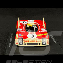 Porsche 908 /3 n° 3 5ème 24h Le Mans 1973 Toblerone 1/43 Spark S1987