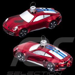 Boules de Noël Porsche 911 Dakar avec skis Rouge carmin WAP0500060RWBS