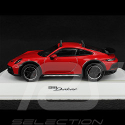 Porsche 911 Dakar Typ 992 2022 mit Weihnachtsbaum Rot 1/43 Spark WAP0200020RXMS