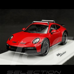 Porsche 911 Dakar Typ 992 2022 mit Weihnachtsbaum Rot 1/43 Spark WAP0200020RXMS