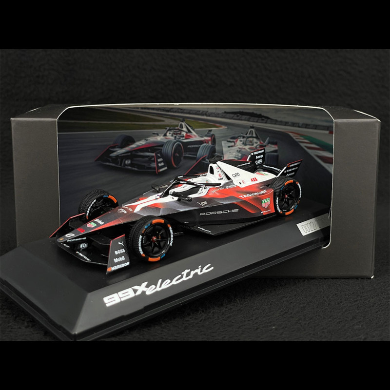 Porsche 99X Electric 2023 Formula E Black / Red / White 1/43 Spark