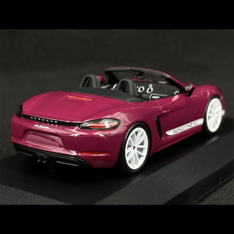 Porsche 718 Spyder bleue (Minichamps) 1/43e