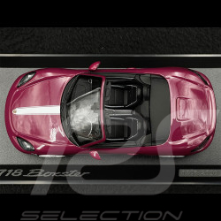 Porsche 718 Boxster Type 982 Style Edition 2022 Rubystone Red 1/43 Minichamps WAP0202020RBXT