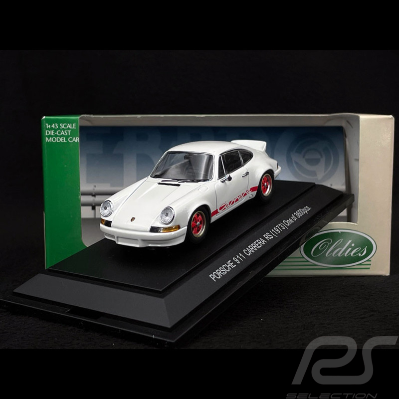 Porsche 911 Carrera RS 2.7 1973 weiß  / rot 1/43 Ebbro 262