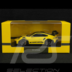 RARE Exemplär n° 911 / 911 Porsche 911 GT3 RS Type 992 Weissach Package 2023 Racinggelb 1/43 Spark WAP0201530P008