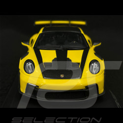 RARE Exemplaire n° 911 / 911 Porsche 911 GT3 RS Type 992 Weissach Package 2023 Jaune Racing 1/43 Spark WAP0201530P008