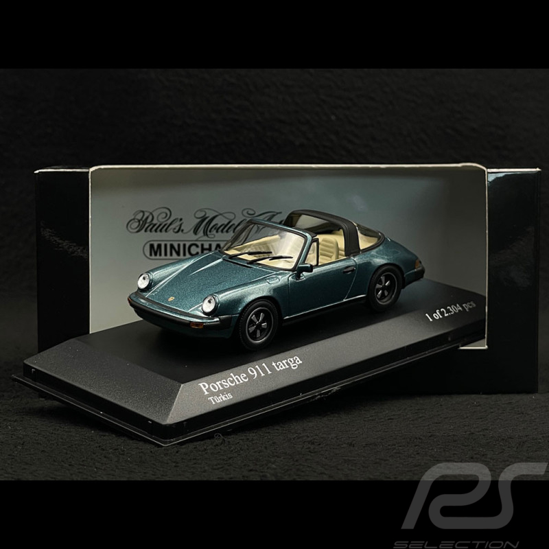 Porsche 911 Targa 1977 Türkisblau 1/43 Minichamps 400061260