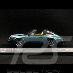 Porsche 911 Targa 1977 Bleu Turquoise 1/43 Minichamps 400061260