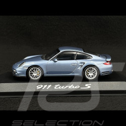 Porsche 911 Turbo S typ 997 Mk II 2011 Eisblau metallic 1/43 Minichamps WAP0200120A