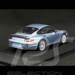 Porsche 911 Turbo S typ 997 Mk II 2011 Eisblau metallic 1/43 Minichamps WAP0200120A