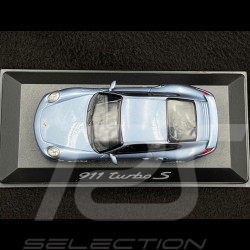 Porsche 911 Turbo S typ 997 Mk II 2011 Eisblau metallic 1/43 Minichamps WAP0200120A