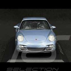 Porsche 911 Turbo S typ 997 Mk II 2011 Eisblau metallic 1/43 Minichamps WAP0200120A