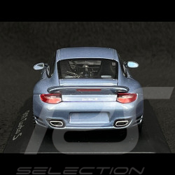 Porsche 911 Turbo S typ 997 Mk II 2011 Eisblau metallic 1/43 Minichamps WAP0200120A