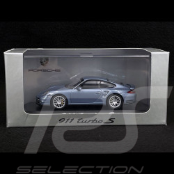 Porsche 911 Turbo S typ 997 Mk II 2011 Eisblau metallic 1/43 Minichamps WAP0200120A