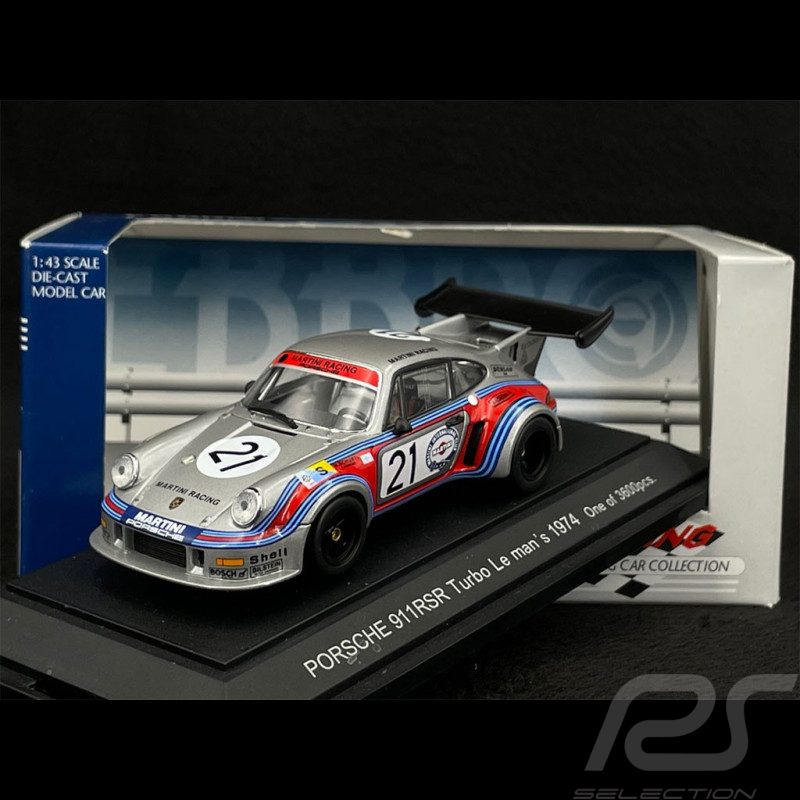 Porsche 911 RSR Turbo 1974 n° 21 24h Le Mans 1974 1/43 Ebbro 535