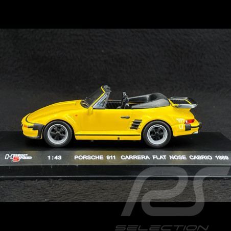 Porsche 911 Carrera Flatnose Cabriolet 1989 Jaune Talbot 1/43 HighSpeed 3895