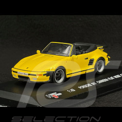 Porsche 911 Carrera Flatnose Cabriolet 1989 Jaune Talbot 1/43 HighSpeed 3895