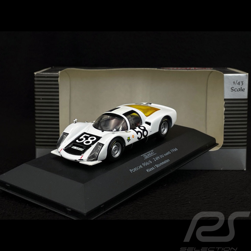 Porsche 906 /6 n° 58 7ème 24h Le Mans 1966 Porsche System Engineering 1/43 Quartzo QLM041