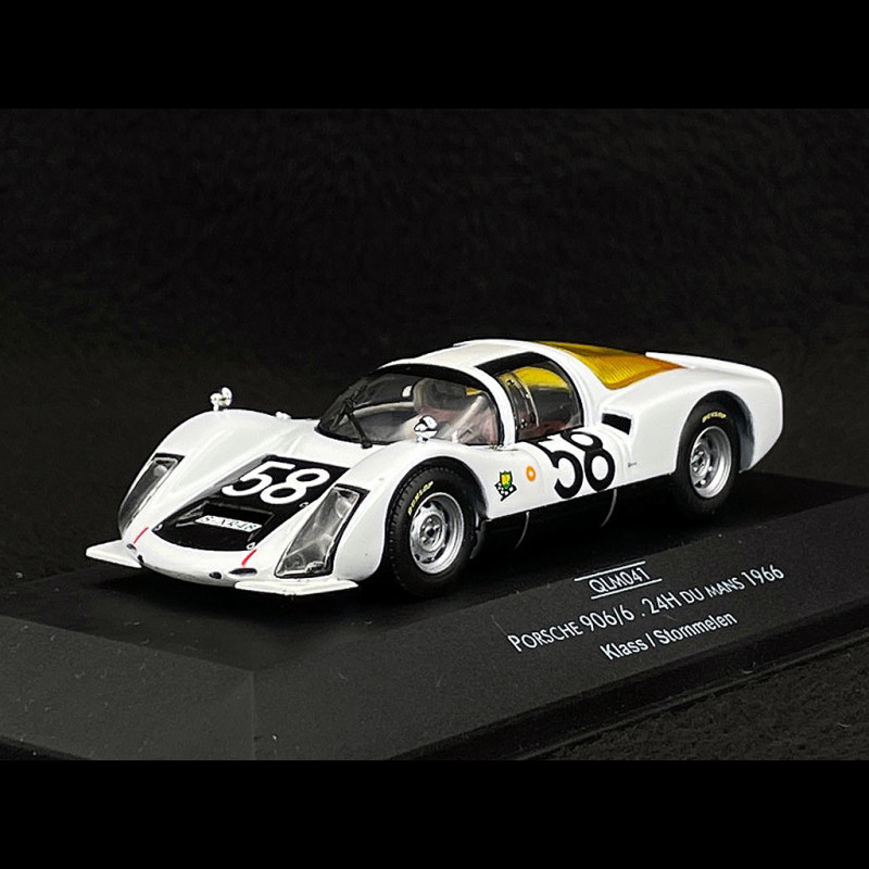 Porsche 906/6 N°58 – Le Mans 1966 – Miniature Quartzo 1/43 – Zamak Occasion