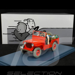 Tintin La Jeep des Dupond et Dupont - Tintin au Pays de l'Or Noir - Rouge 1/24 29906