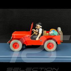 Tintin The Thompson and Thomson's Jeep - Land Of The Black Gold - Red 1/24 29906