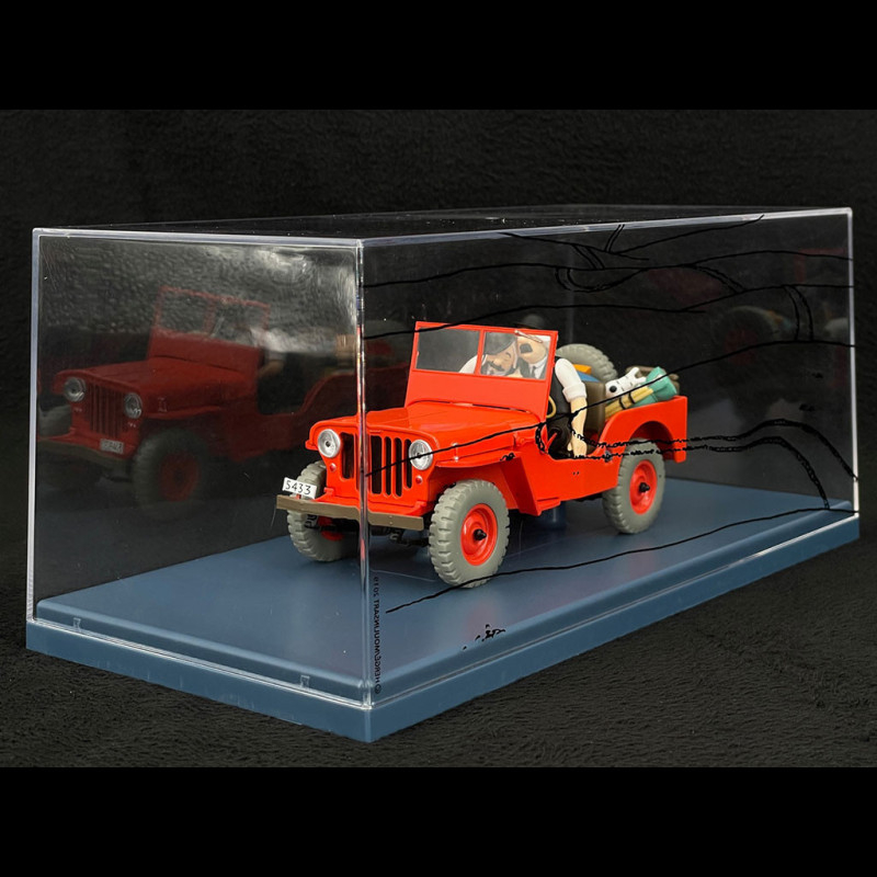 Tintin - Voiture Hapax - La jeep rouge - L'or noir - 1 figurine - 1994