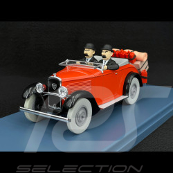 Tintin Le roadster de Dupont et Dupond - Tintin au pays de l’or noir - Rouge 1/24 29956