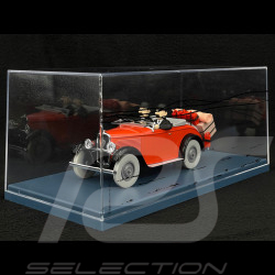 Tintin Le roadster de Dupont et Dupond - Tintin au pays de l’or noir - Rouge 1/24 29956