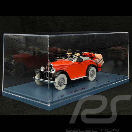 Tintin The Thompson and Thomson roadster - Land Of The Black Gold - Red 1/24 29956