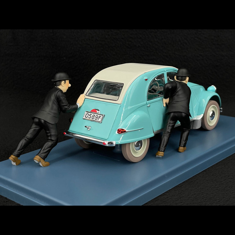 HACHETTE Tintin Car 1/24 #54 Citroen 2CV Rally: Red Sea hot Sharks ML Model Voiture