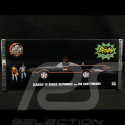 Batmobile Batman Film Batman 1966 mit Figur Schwarz 1/18 Jadatoys 98625
