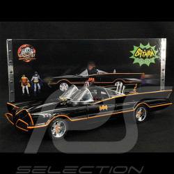 Batmobile Batman Movie Batman 1966 with light and Figure Black 1/18 Jadatoys 98625