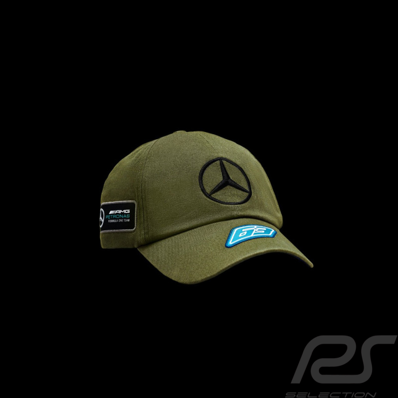 Mercedes AMG Hat F1 Team George Russell Vintage Khaki 701223444-001 - unisex