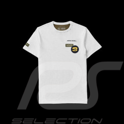 T-shirt Mercedes AMG F1 Team George Russell Vintage Ecru 701223502-001 - homme