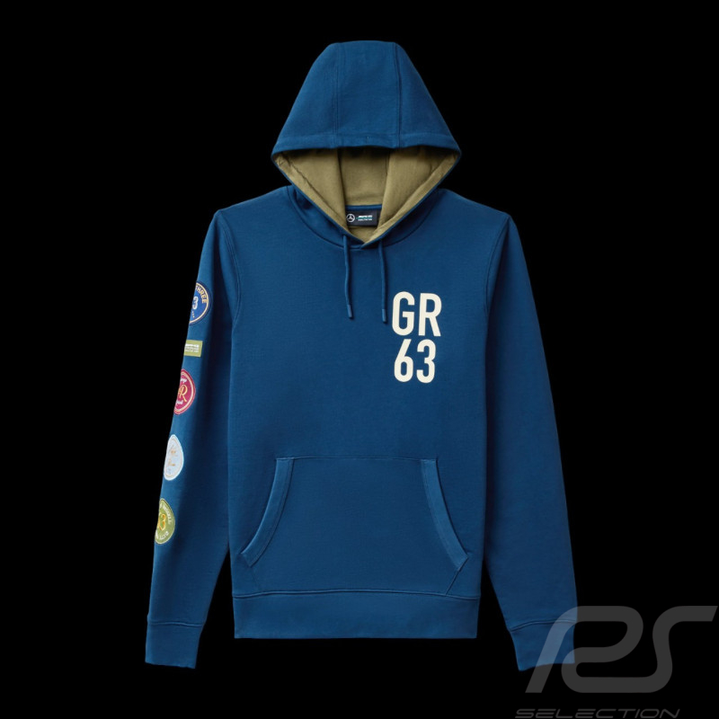 Mercedes AMG Sweatshirt F1 Team George Russell Vintage Marineblau 701223492-001 - herren