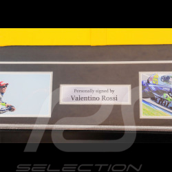 SEHR SELTEN - Handsigniertes Yamaha-Hemd von Valentino Rossi mit Rahmen und Plexiglas