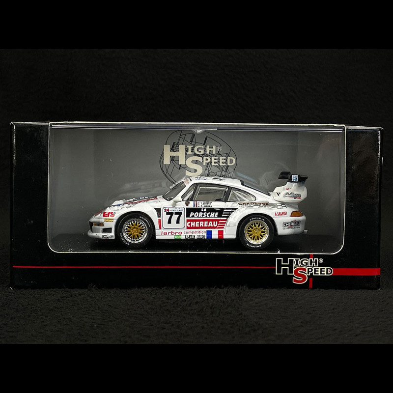 Miniature Porsche 911 GT2 Evo MINICHAMPS – Chereau – 24H Du Mans 1997 – échelle 1/43