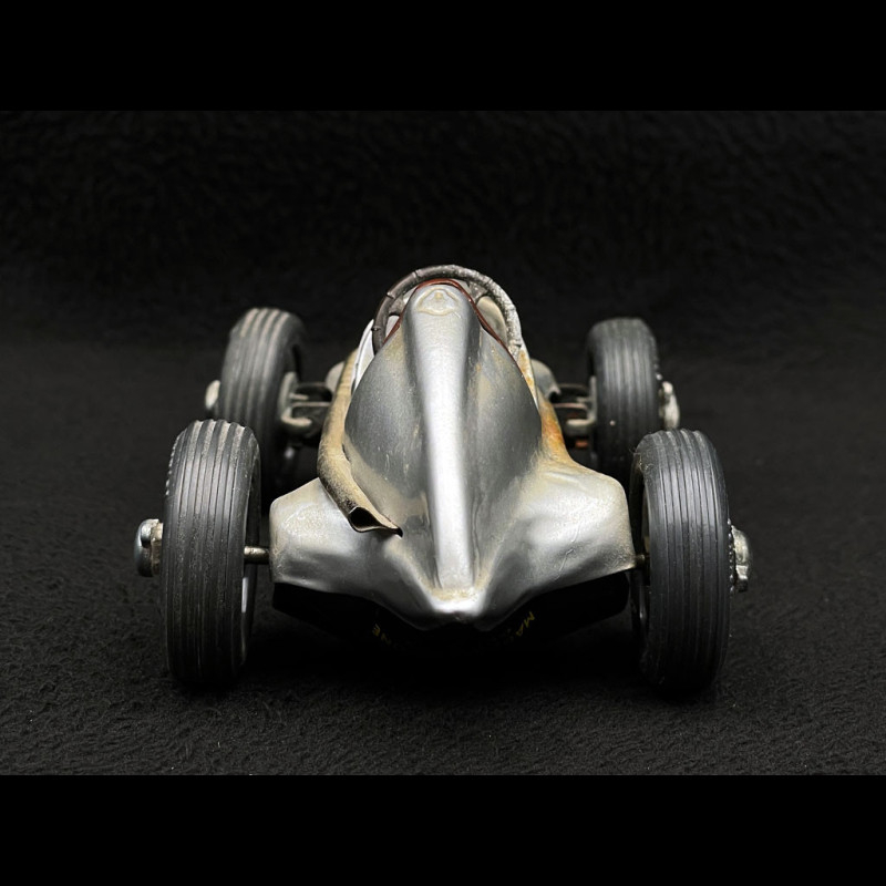 Vintage Race car Mercedes Grand Prix 1936 Grey metallic Schuco