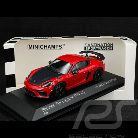 Porsche 718 Cayman GT4 RS 2021 Indischrot / Schwarz 1/43 Minichamps 413069715