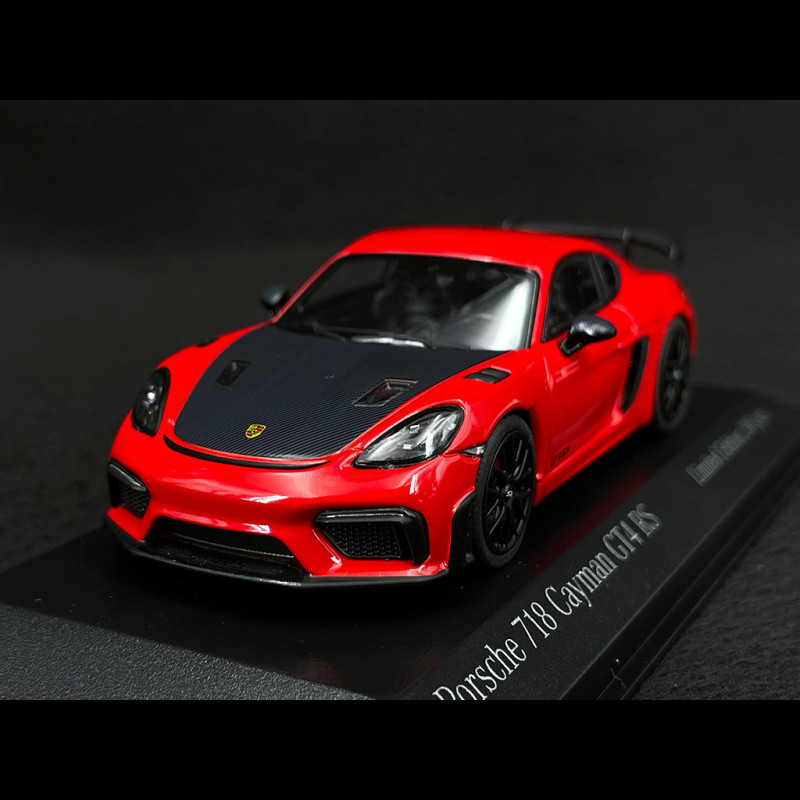 Porsche 718 Cayman GT4 RS 2021 Guards Red / Black 1/43 Minichamps