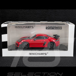 Porsche 718 Cayman GT4 RS 2021 Indischrot / Schwarz 1/43 Minichamps 413069715