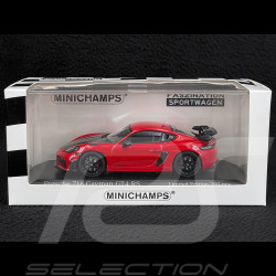 Porsche 718 Cayman GT4 RS 2021 Rouge Indien / Noir 1/43 Minichamps 413069715