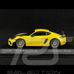 Porsche 718 Cayman GT4 RS 2021 Jaune Racing / Noir 1/43 Minichamps 413069713