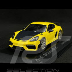 Porsche 718 Cayman GT4 RS 2021 Jaune Racing / Noir 1/43 Minichamps 413069713