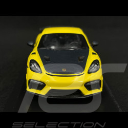 Porsche 718 Cayman GT4 RS 2021 Jaune Racing / Noir 1/43 Minichamps 413069713