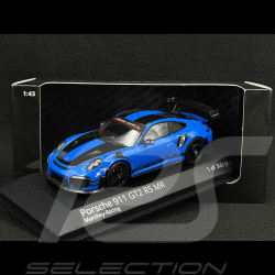 Porsche 911 GT2 RS MR Type 991 2018 Bleu Requin / Noir 1/43 Minichamps MR-911-GT2RS-4306