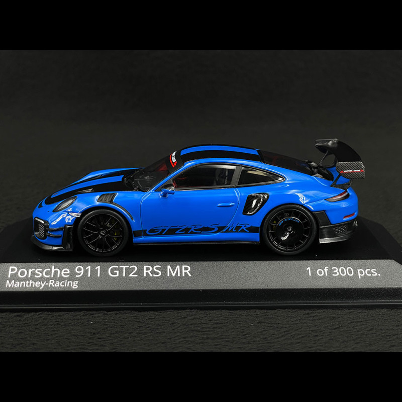 Porsche 911 GT2 RS MR Type 991 2018 Shark Blue / Black 1/43 Minichamps  MR-911-GT2RS-4306