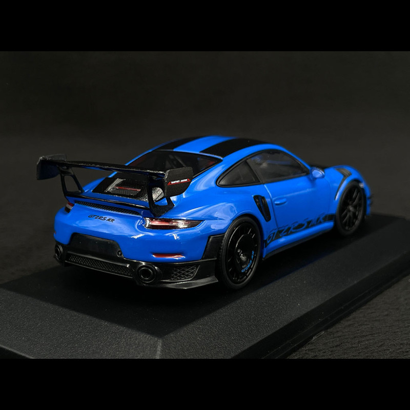 Porsche 911 GT2 RS MR Type 991 2018 Shark Blue / Black 1/43 Minichamps  MR-911-GT2RS-4306